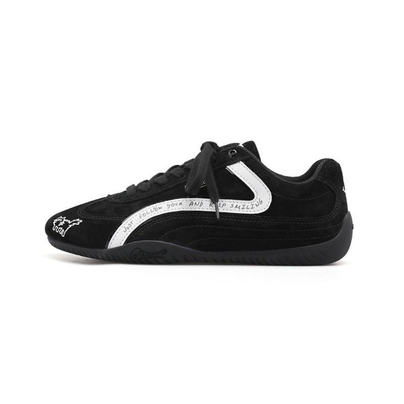 Damen Bequeme Sneaker mit dekorativer Schleife und atmungsaktiver Mesh-Oberfläche EB