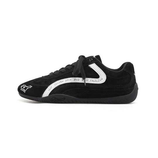 Damen Bequeme Sneaker mit dekorativer Schleife und atmungsaktiver Mesh-Oberfläche EB
