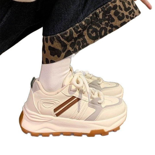 Damen sportliche Sneakers mit atmungsaktiver Sohle und trendigem Design EB