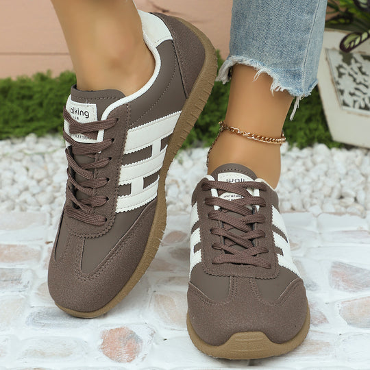 Damen Sneakers mit strukturiertem Obermaterial und bequemer Dämpfung EB
