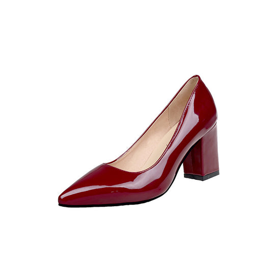 Damen elegante Pumps mit blockiertem Absatz EB