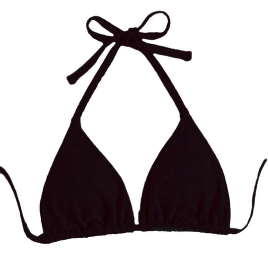 Damen Triangel-Bikini-Oberteil mit tiefem V-Ausschnitt EB