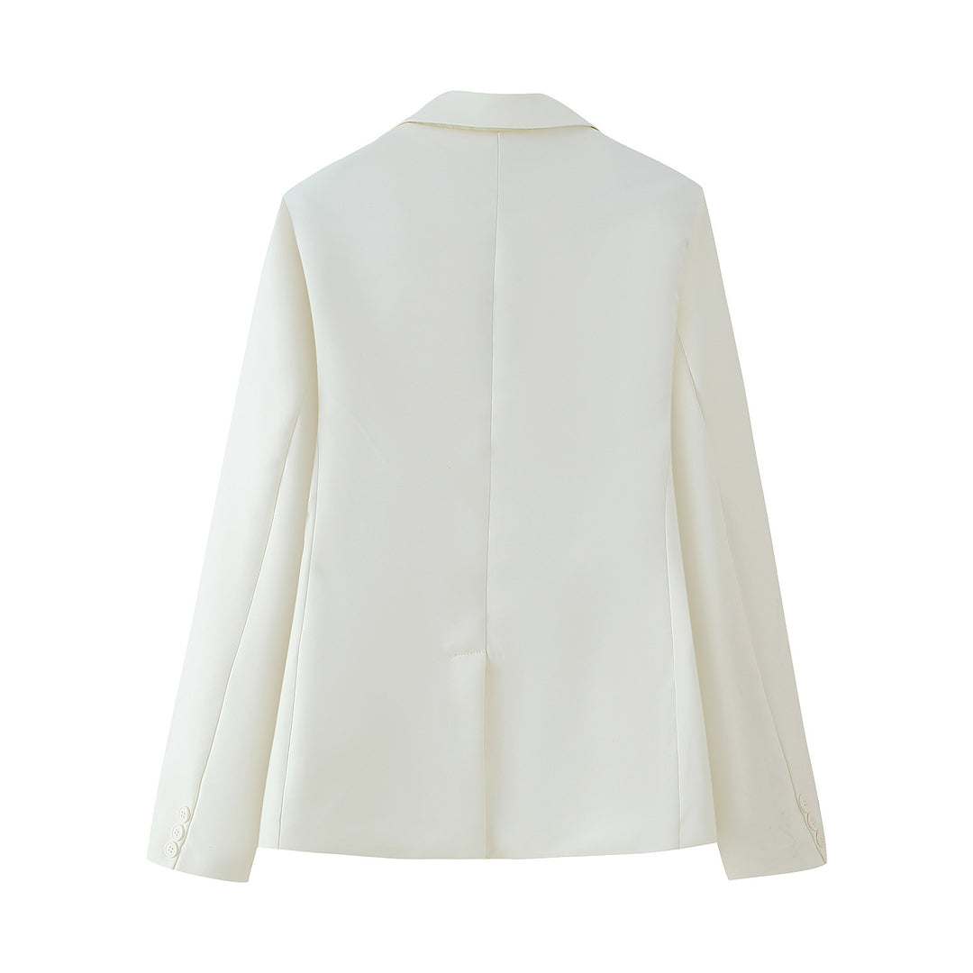 Damen elegante Blazerjacke mit taillierter Passform und modernen Details EB