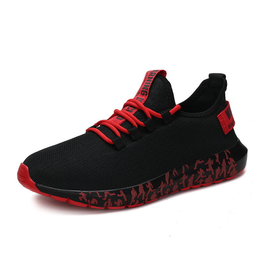 Damen Sportliche Leichtgewicht Sneakers mit rutschfester Laufsohle und atmungsaktivem Design EB