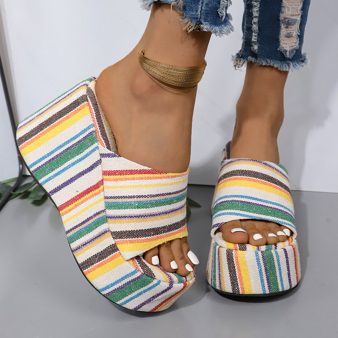 Damen Komfortable und stilvolle Wedge-Sandalen EB
