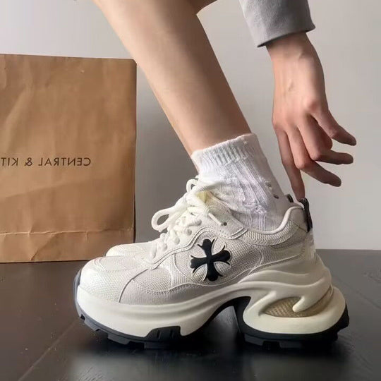 Damen Modische Chunky Sneakers mit innovativer Dämpfungstechnologie EB
