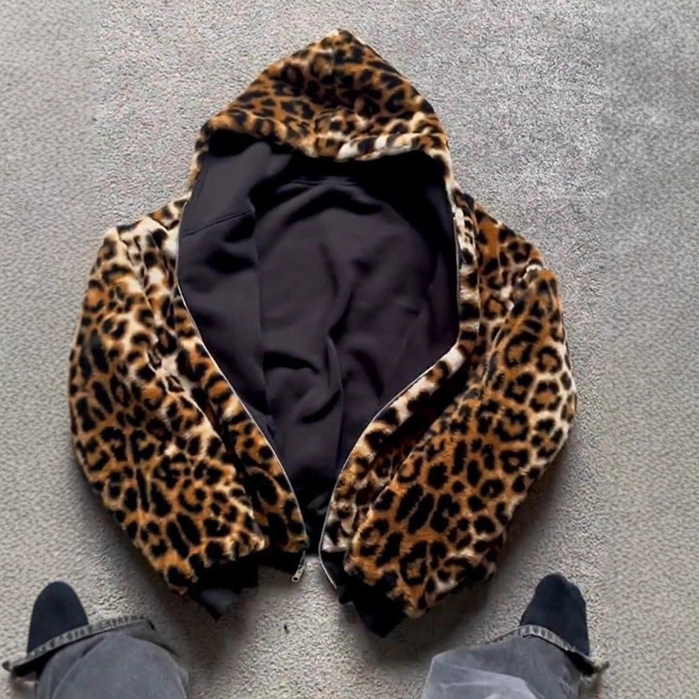 Damen Hoodie mit luxuriösem Kunstfellfutter EB