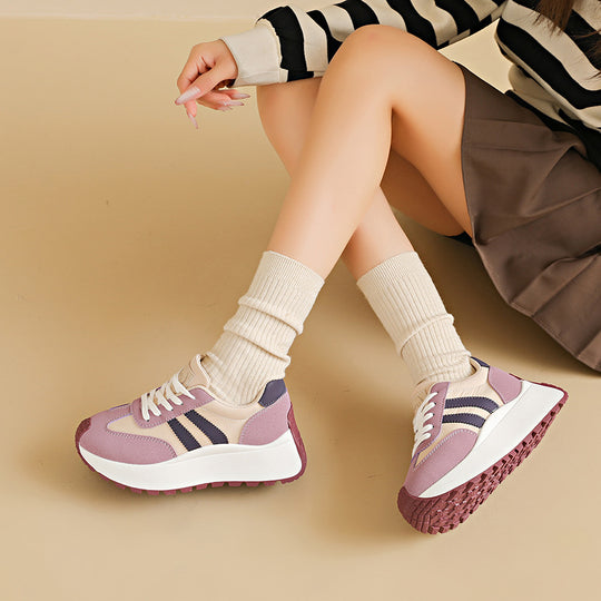 Damen Sportliche Chunky Sneakers mit komfortabler Dämpfung EB
