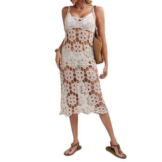 Damen figurbetontes Maxikleid mit Cut-Outs EB