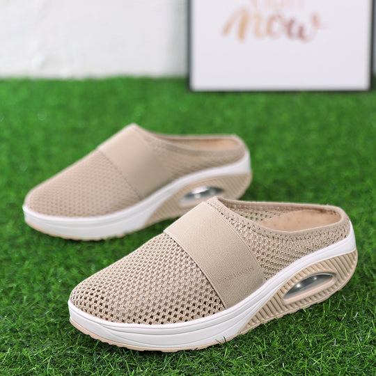 Damen Atmungsaktive Freizeitclogs mit rutschfester Sohle EB