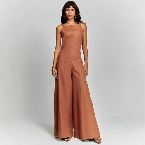 Damen Overall mit weitem Bein EB