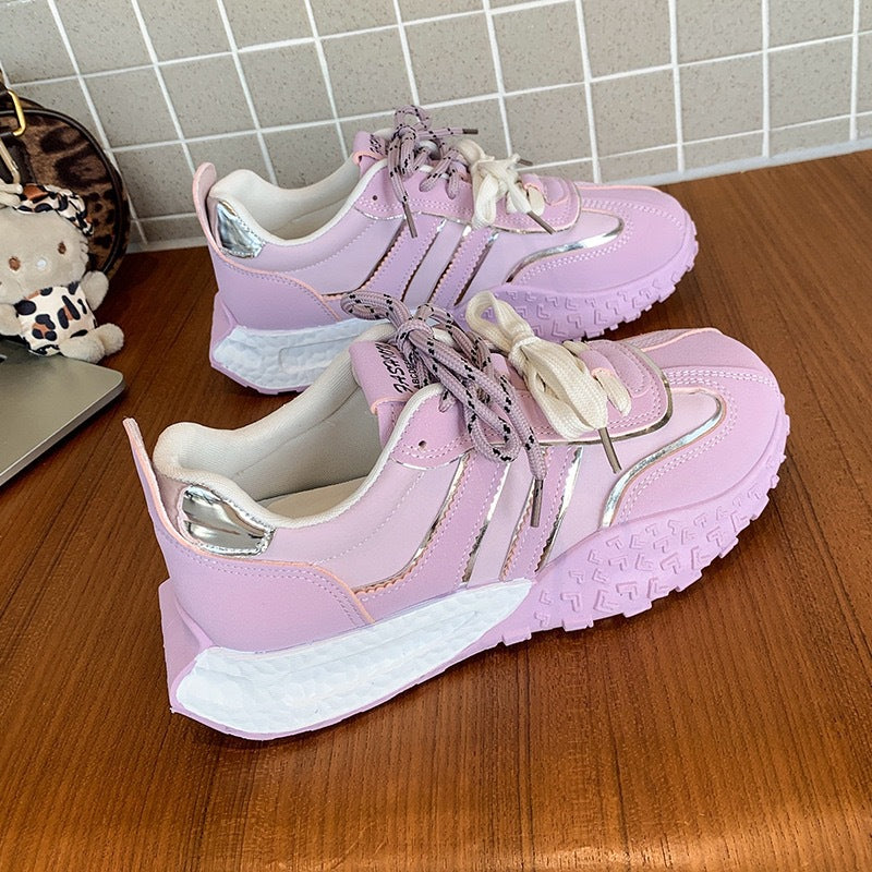 Damen Chunky Sneaker mit rutschfester Sohle und atmungsaktivem Obermaterial EB