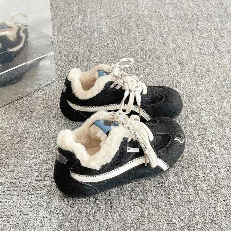 Damen Sportliche Sneakers mit kuscheligem Innenfutter und robustem Obermaterial EB
