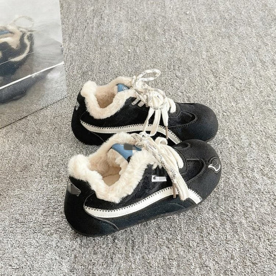 Damen Sportliche Sneakers mit kuscheligem Innenfutter und robustem Obermaterial EB