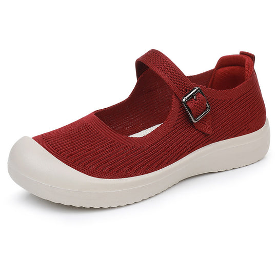 Damen Bequeme und elegante Sandalen mit Schnalle EB