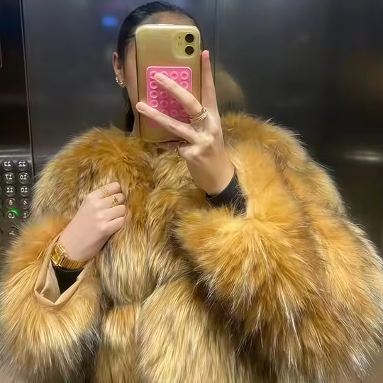 Damen Kunstpelzjacke EB