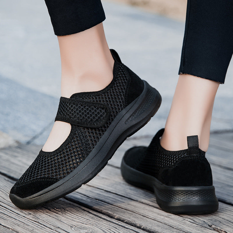 Damen Atmungsaktive Sport-Sandalen mit praktischem Klettverschluss EB