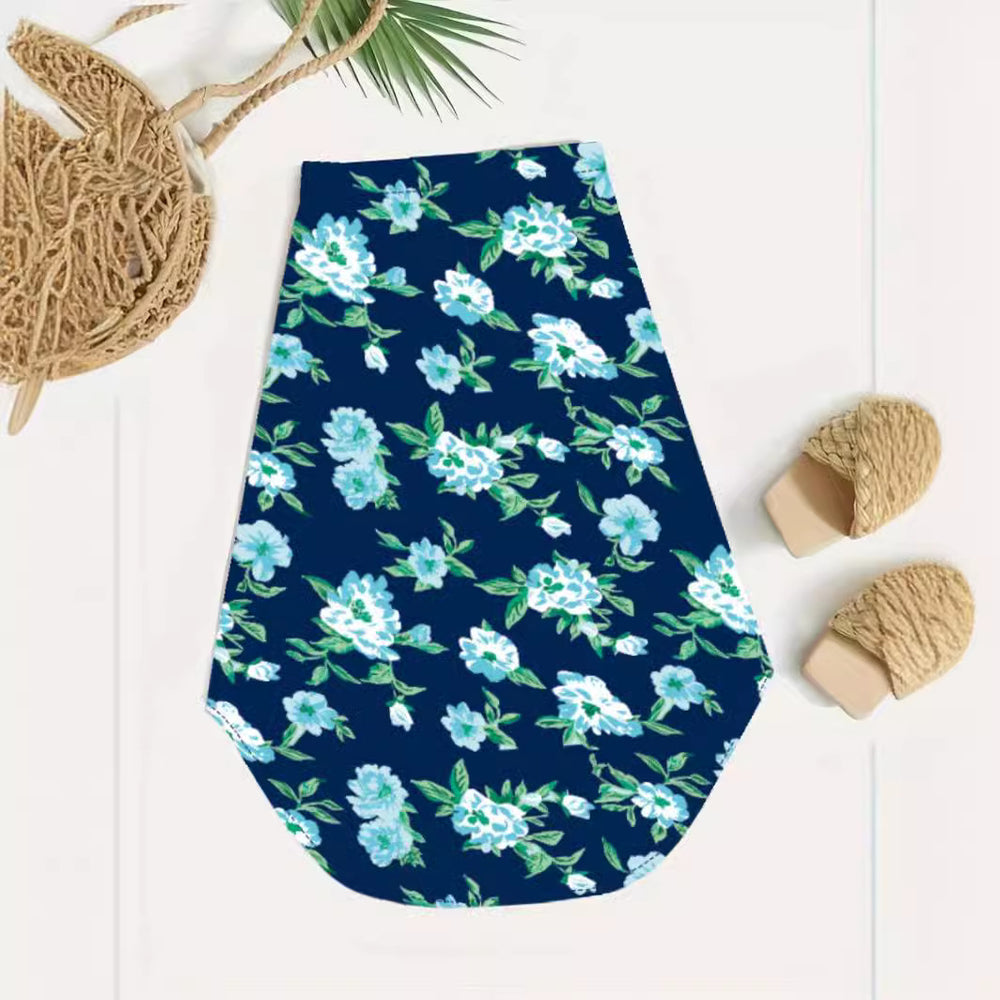 Damen Floral Bedruckter Rock im eleganten Schnitt EB