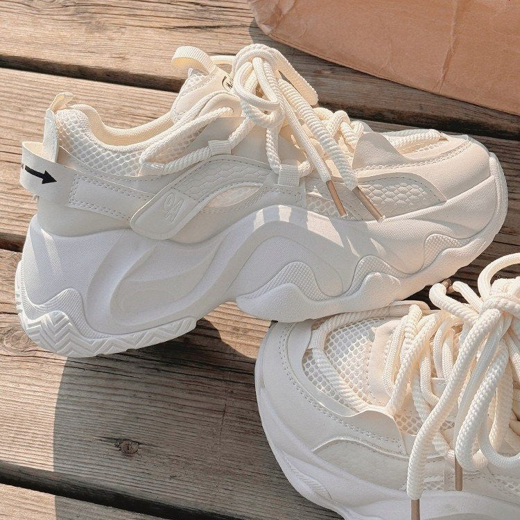 Damen Sportliche Sneakers mit einzigartigem Komfort-Design und atmungsaktiver Mesh-Oberfläche EB
