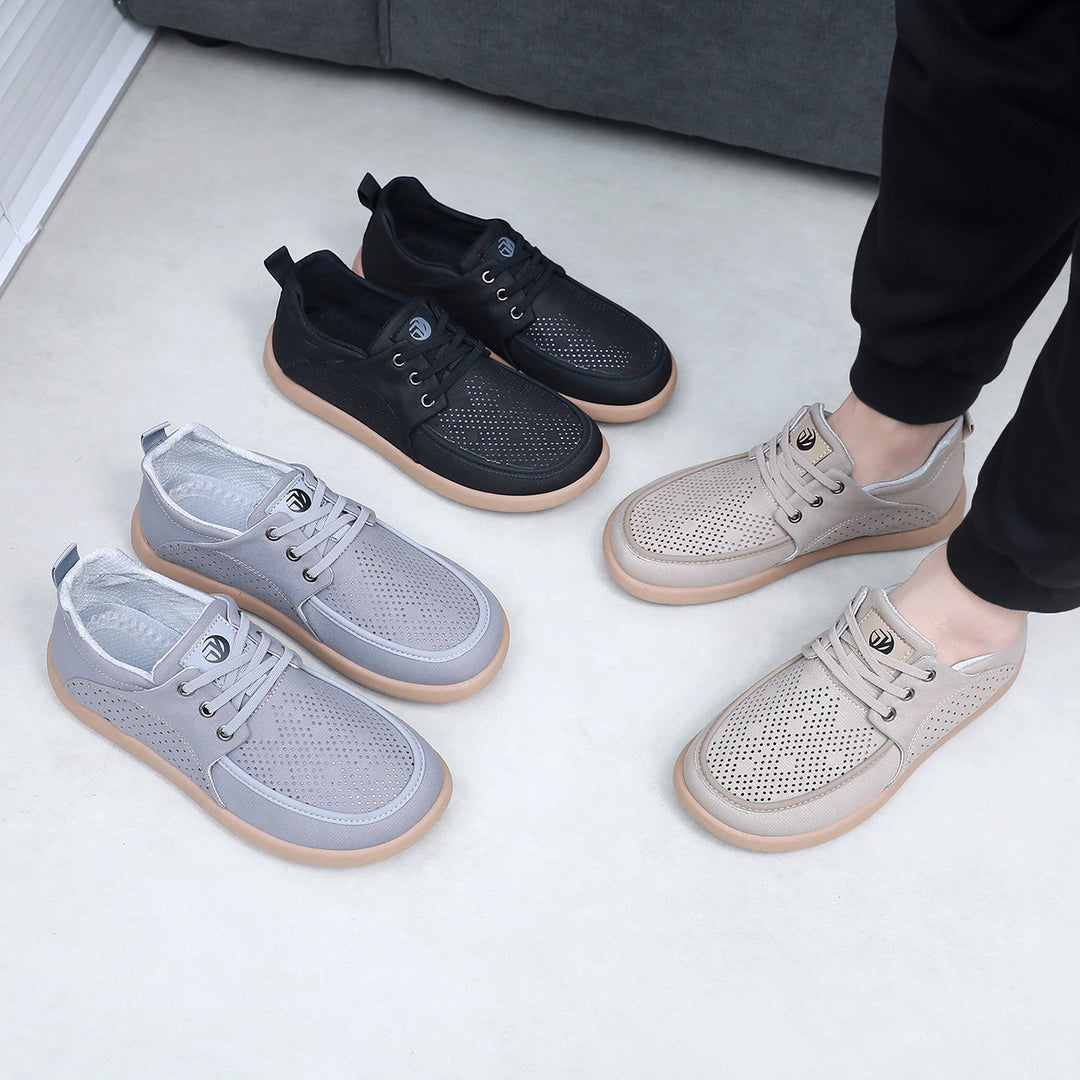 Damen Atmungsaktive Sneaker mit Lochmuster und rutschfester Sohle EB