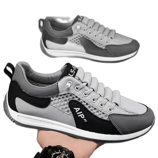 Damen Sportliche Sneakers mit atmungsaktiver Netzstruktur und gepolsterter Innensohle EB