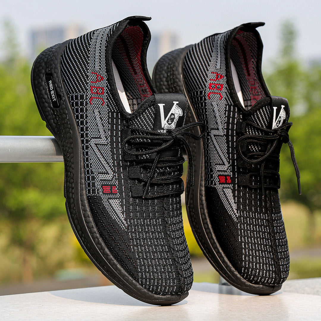 Damen Komfortable Sneaker mit atmungsaktiver Netzstruktur und flexibler Sohle EB