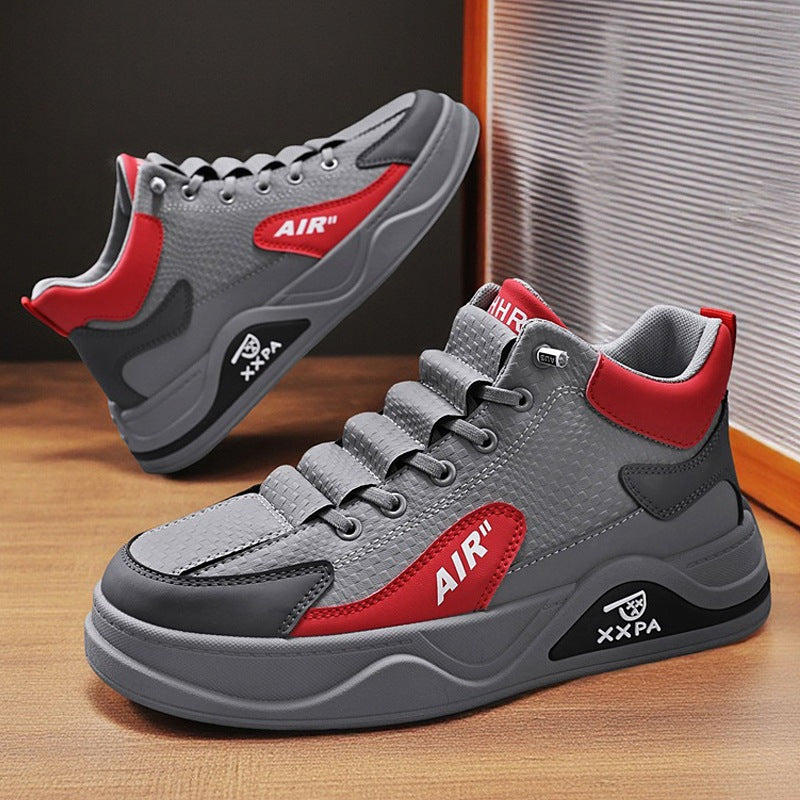 Herren Sportliche High-Top Sneakers mit rutschfester Sohle und atmungsaktivem Obermaterial EB