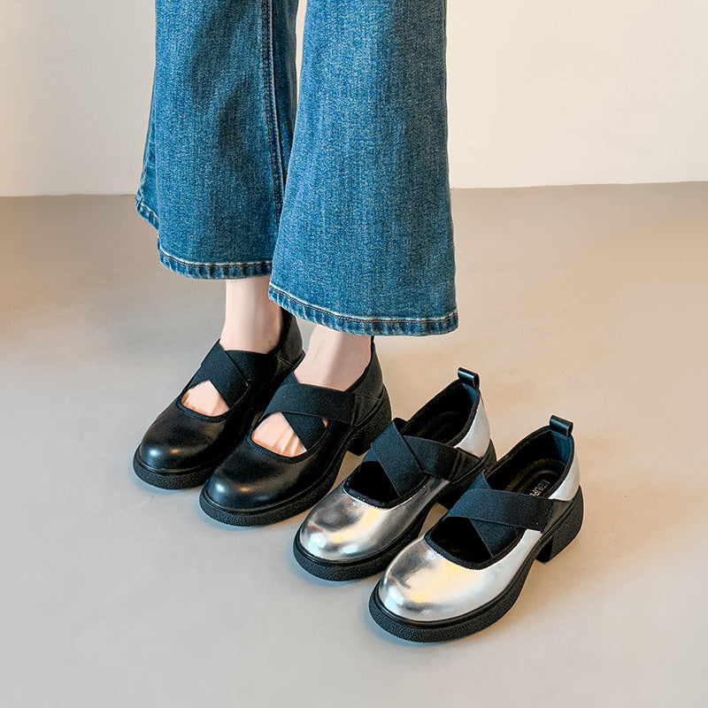 Damen Komfortable Slipper mit elastischem Riemen EB