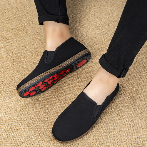Damen klassische Slip-On Slipper aus elastischem Material EB