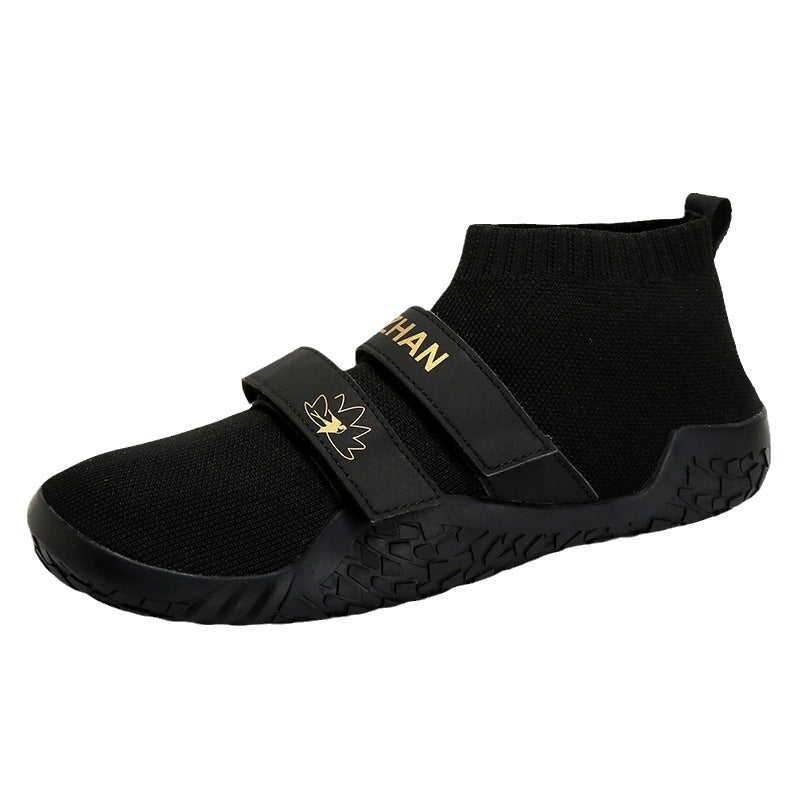Damen Sportliche Aquaschuhe mit elastischem Klettverschluss und rutschfester Sohle EB
