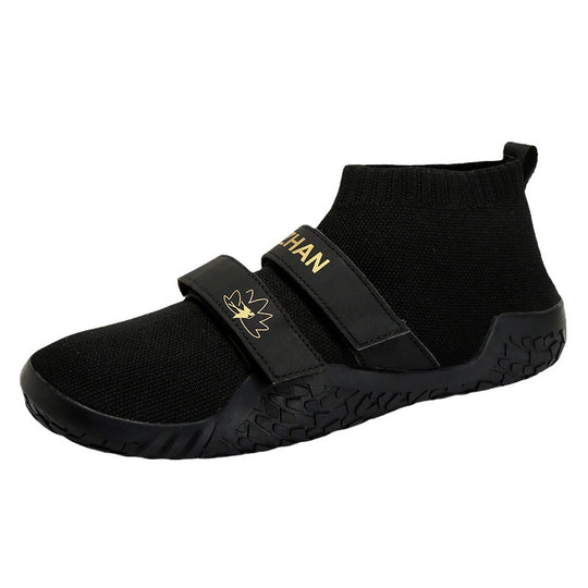 Damen Sportliche Aquaschuhe mit elastischem Klettverschluss und rutschfester Sohle EB