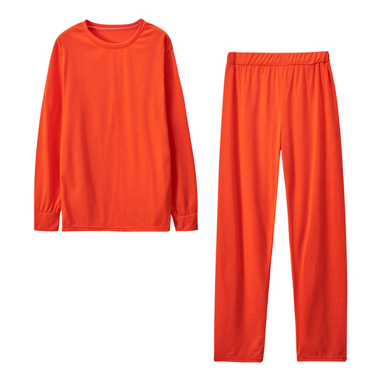 Damen Langarm Schlafanzug Set mit elastischen Hosen EB