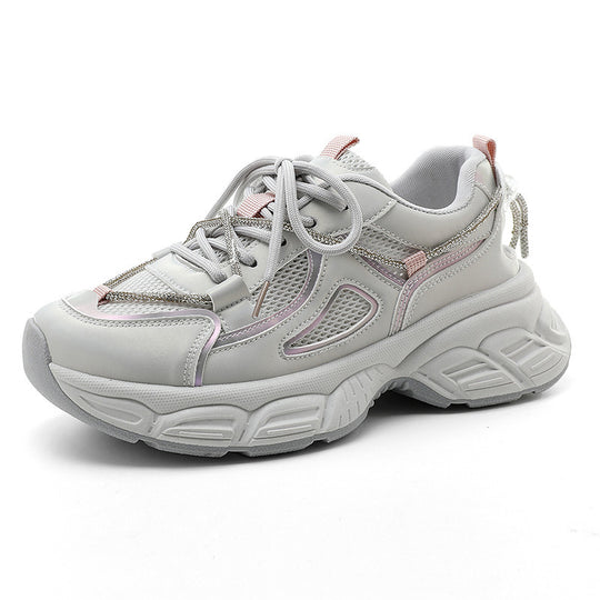 Damen Sportliche Sneakers mit modernem Design und dämpfender Sohle EB