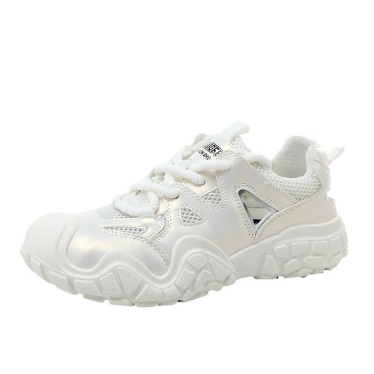 Damen Sportliche Sneaker mit reflektierendem Obermaterial und dämpfender Sohle EB