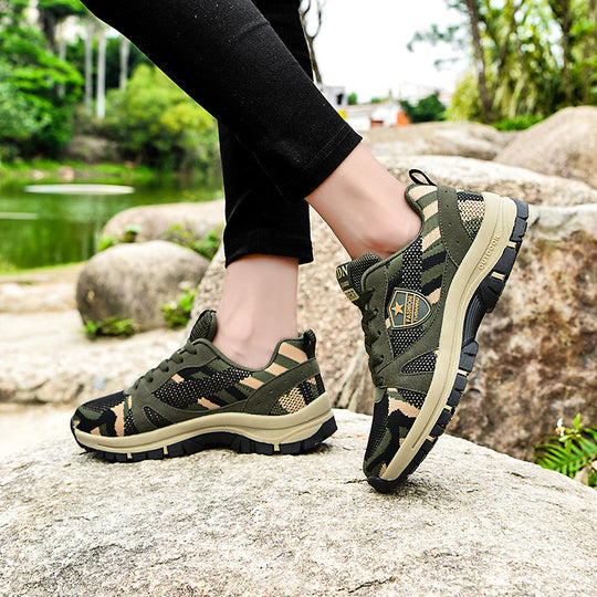 Damen Outdoor-Trainingsschuhe mit rutschfester Sohle und atmungsaktivem Obermaterial EB