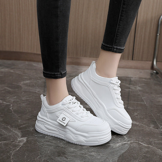 Damen modische Chunky Sneakers mit atmungsaktiver Mesh-Oberfläche und dämpfender Sohle EB