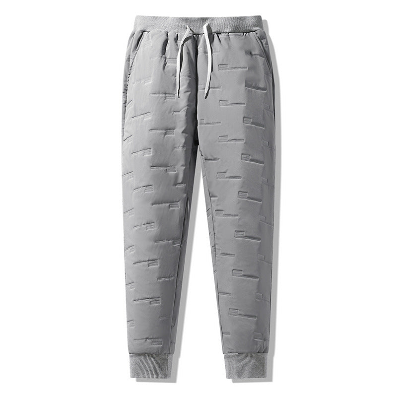 Herren Sportliche Jogginghose mit elastischem Bund, Kordelzug und Rippbündchen EB