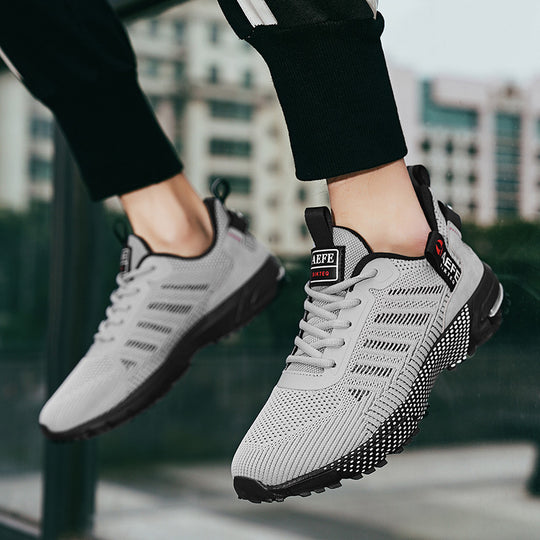 Herren atmungsaktive leichte Laufschuhe mit stoßdämpfender Gelfederung und rutschfester Außensohle EB
