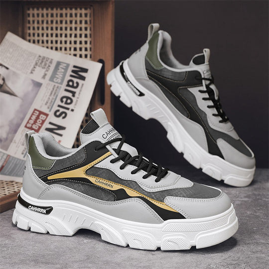Damen Sportliche Chunky Sneakers mit stabiler Gummisohle und atmungsaktivem Obermaterial EB