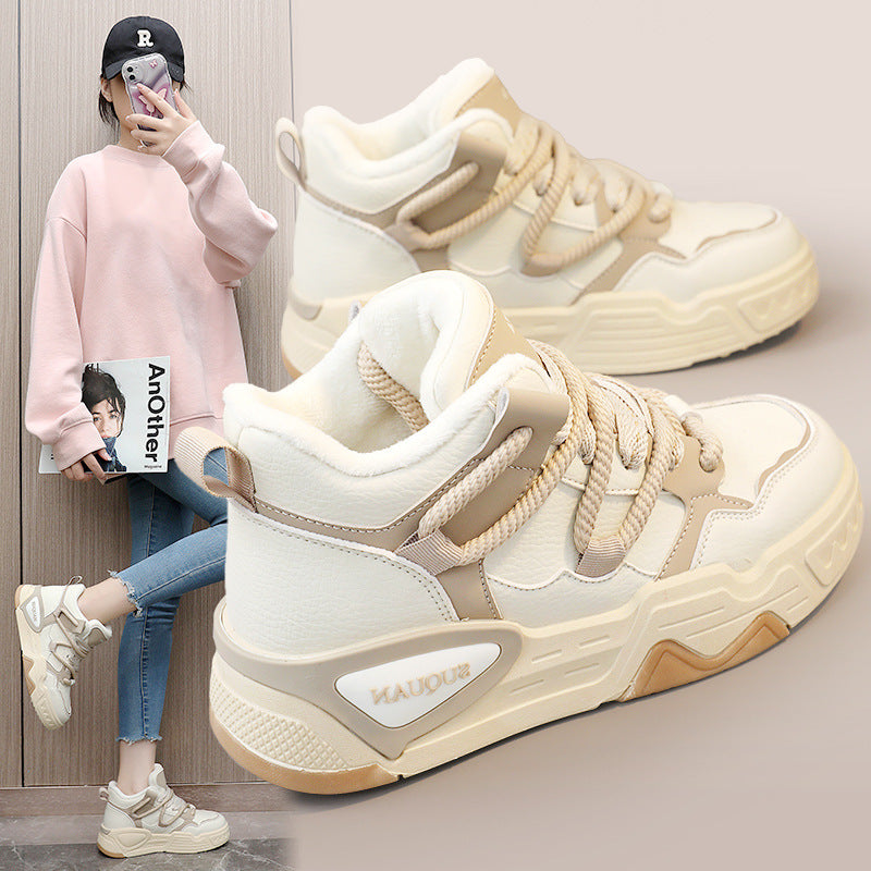 Damen High-Top Sneakers mit ergonomischem Dämpfungssystem und modischem Design EB