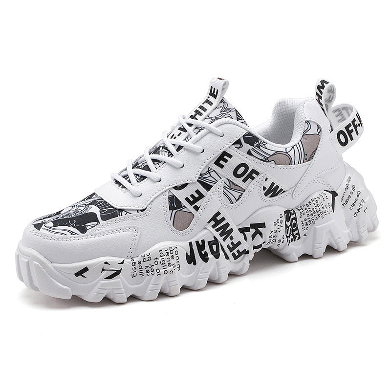 Damen Sportliche Sneaker mit einzigartigem Print-Design EB