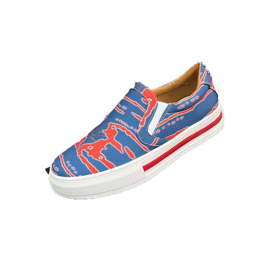 Damen Slip-On Sneakers mit innovativem Druckdesign EB