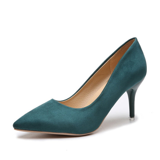 Damen nan spitze Court-Pumps mit schlankem Stilettoabsatz und gepolsterter Komfortinnensohle EB