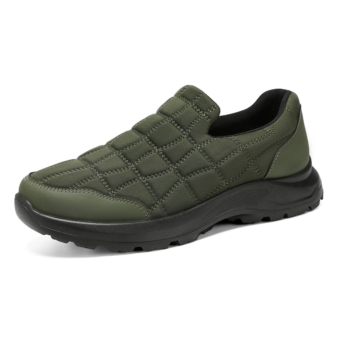 Damen Komfortable Slip-On Sneakers mit gepolstertem Schaft EB