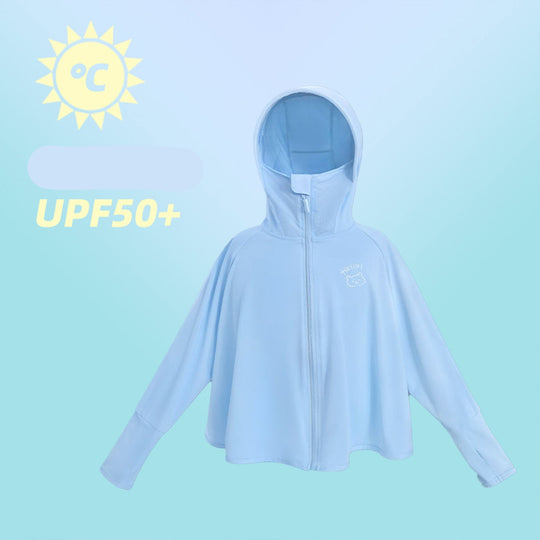 Damen leichte UV-Schutzjacke mit praktischer Kapuze EB