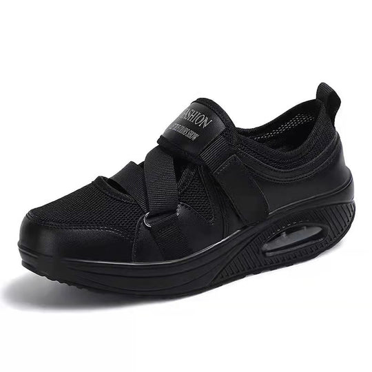 Damen Sportliche Sneakers mit atmungsaktivem Mesh-Obermaterial und gepolsterter Sohle EB