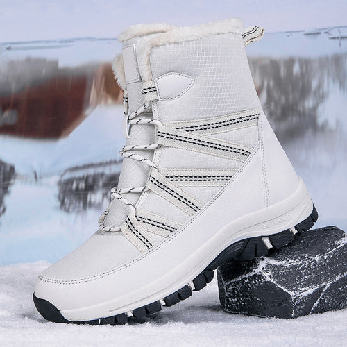 Damen Winterboots mit isolierendem Futter und rutschfester Sohle EB