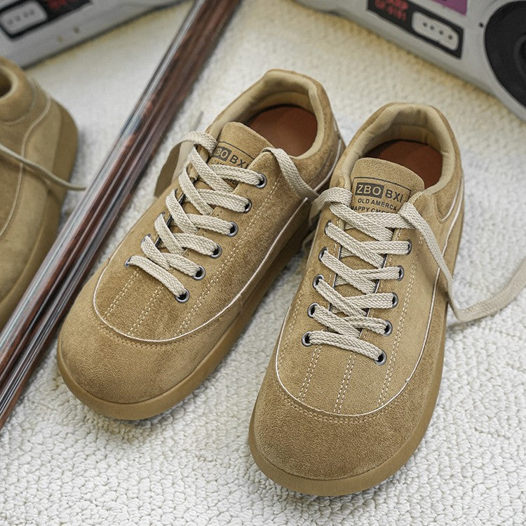 Herren Lässige Sneakers aus hochwertigem Wildleder mit rutschfester Sohle EB