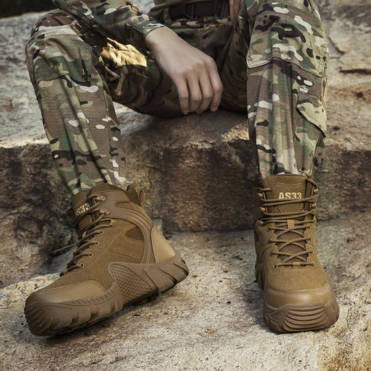 Damen Robuste Wanderstiefel mit rutschfester Profilsohle und atmungsaktivem Obermaterial EB