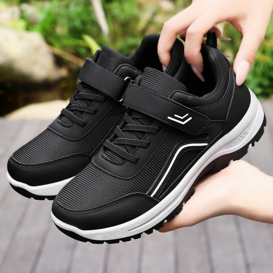 Damen Sportliche Outdoor-Sneaker mit verstellbarem Klettverschluss und griffiger Sohle EB